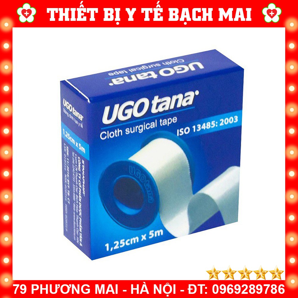 Băng Vải Cuộn Y Tế Ugotana Bảo Vệ Vết Thương Cỡ Nhỏ [1,25x5cm]