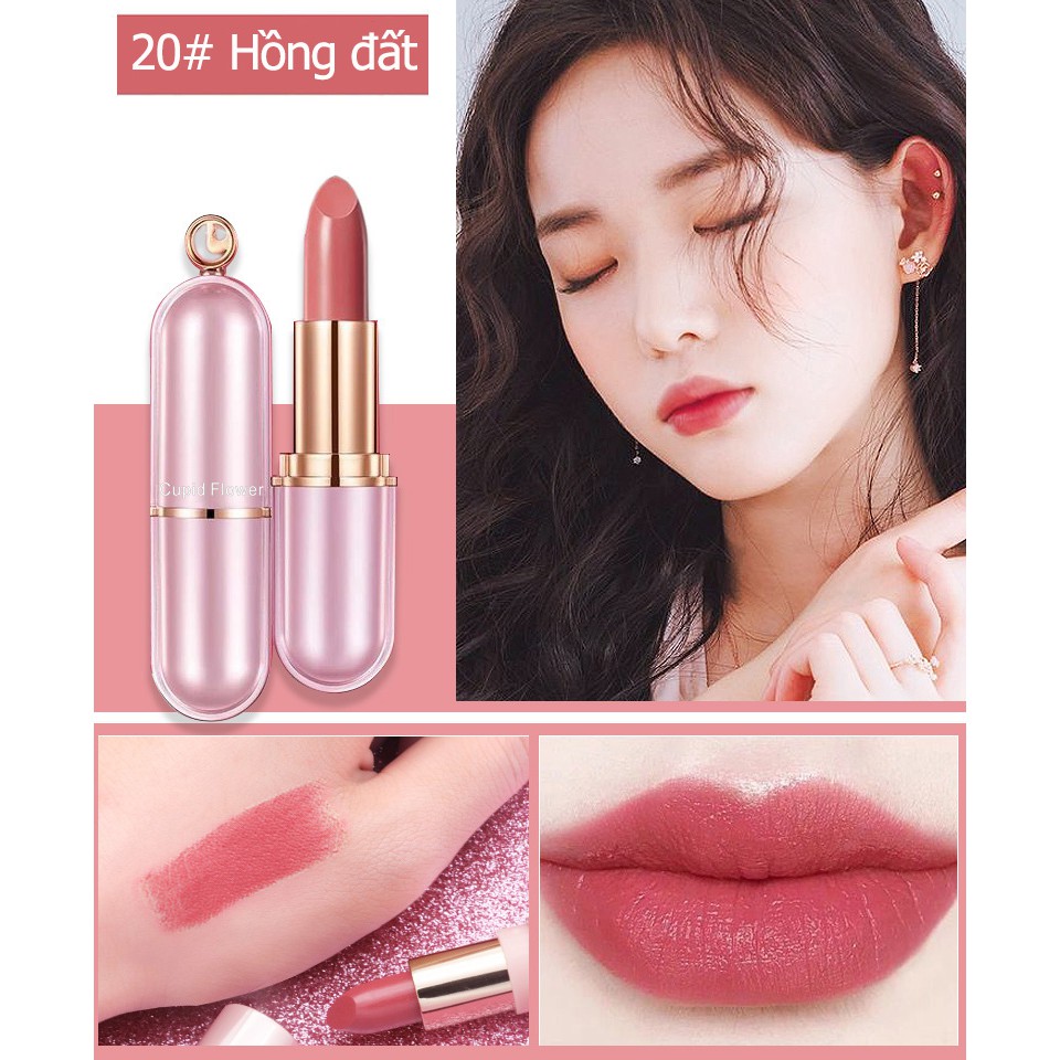 Hàn quốc son lì cao Cupid Flower  kiểu mới 2020 Sang chảnh & mềm mượt môi ,thương hiệu mới đến từ Hàn quốc | BigBuy360 - bigbuy360.vn