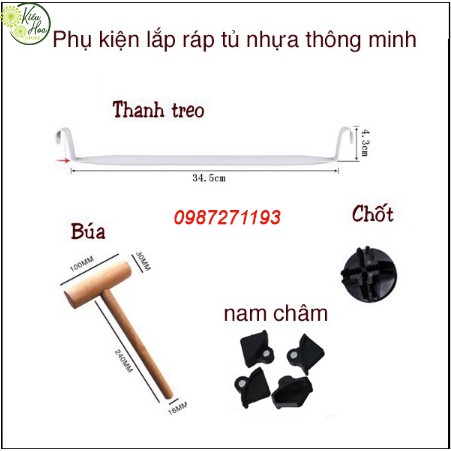 BÚA GHÉP TỦ LOẠI TO ( phụ kiện tủ ghép) (Kiều Hoa Store)