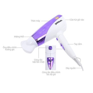 Máy sấy tóc GOLDSUN IONIC GH61-I