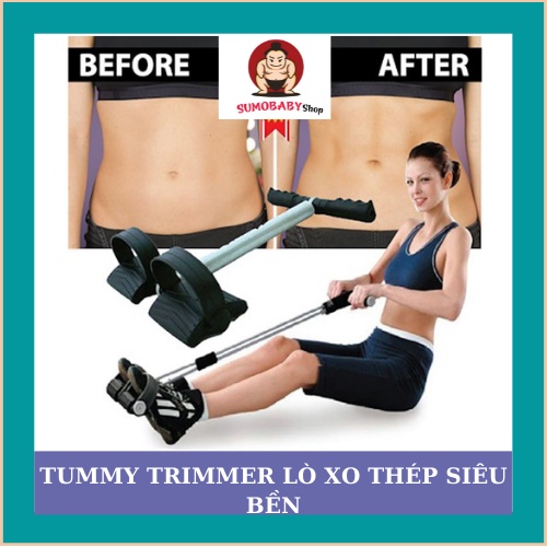 Dụng cụ tập gym tại nhà, dây đàn hồi kháng lực lò xo thép đa năng, dây lò xo Tummy Trimmer gập bụng cho eo thon và