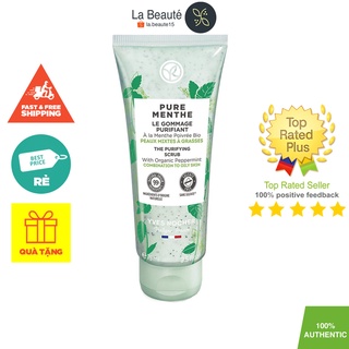Yves Rocher The Pure Mint Purifying Scrub - Tẩy Da Chết Bạc Hà 75ml