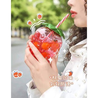 BÌNH NƯỚC DÂU TÂY 500ml siêu xinh