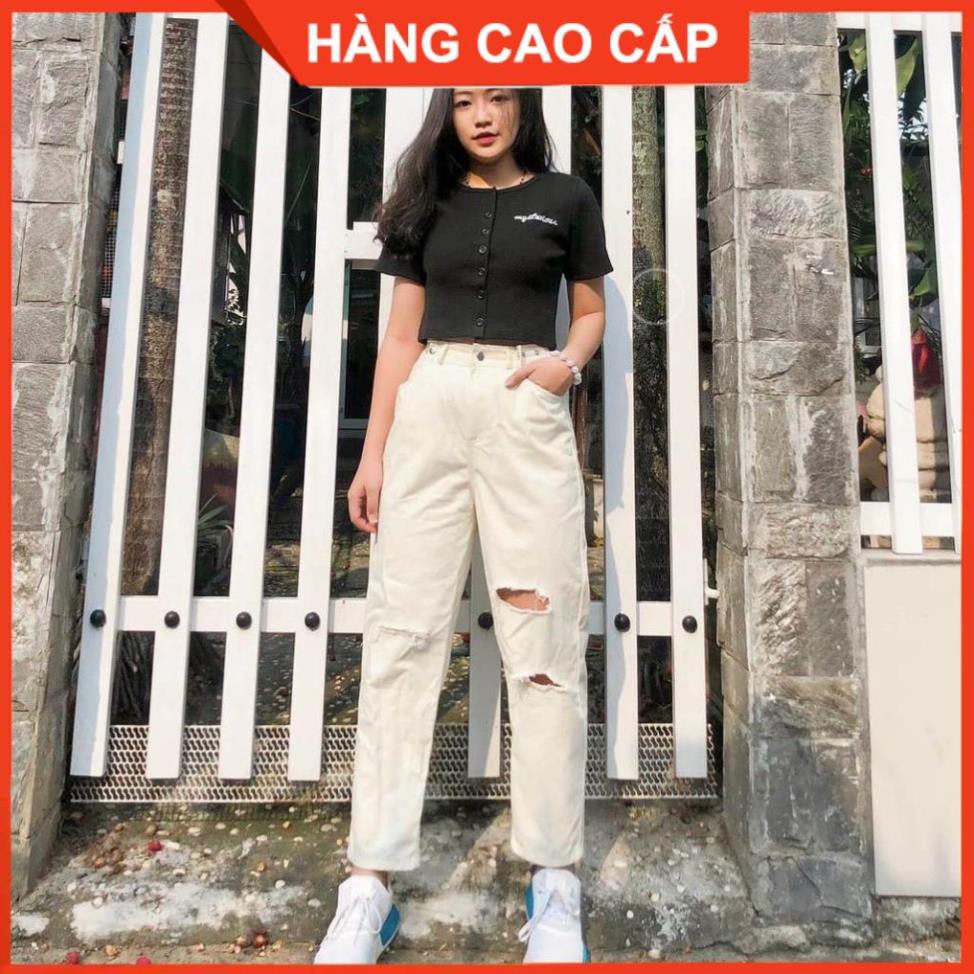Áo Croptop Cúc Dọc, Áo Croptop Ôm - [HÀNG CAO CẤP] | BigBuy360 - bigbuy360.vn
