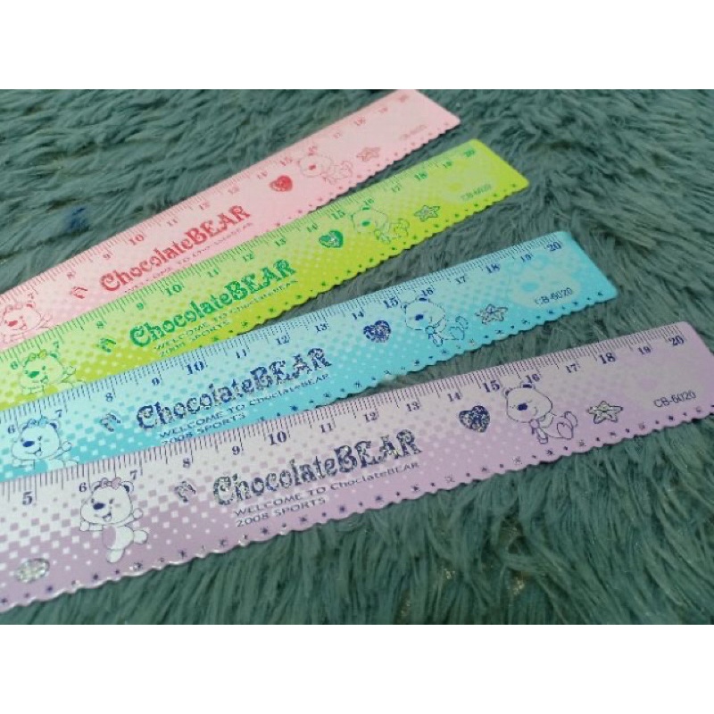 Thước kẻ sắt ChocolateBear 20cm