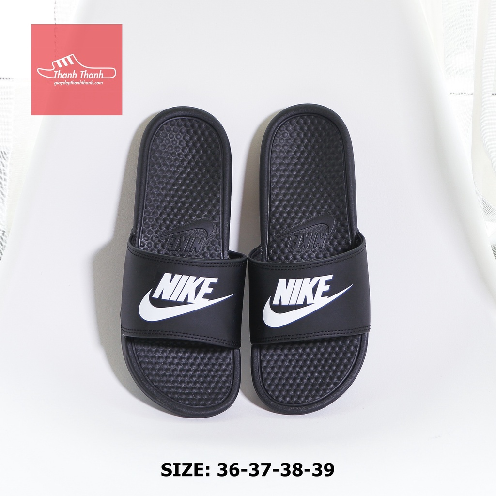 dép quai ngang nữ nk-nike mẫu basic logo trơn