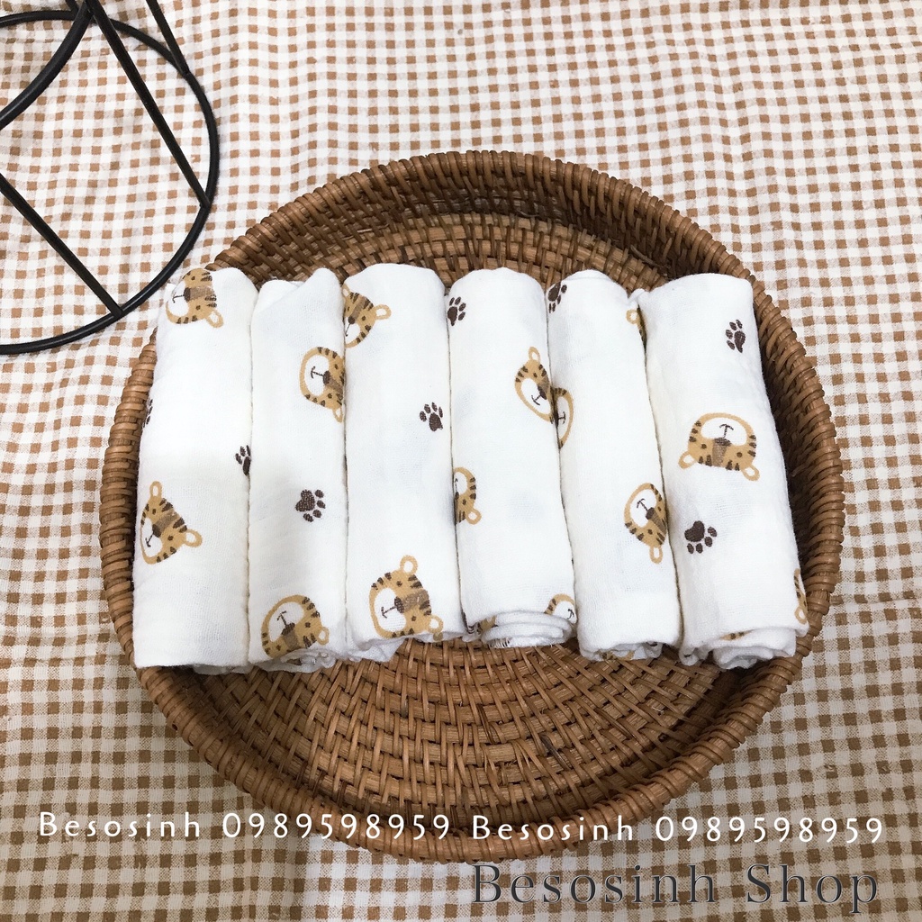 Combo  chăn gối hổ nhỏ hot 2022 xô muslin cao cấp cho bé
