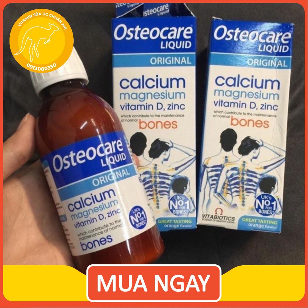 Canxi nước Osteocare Liquid 200ml của Uk