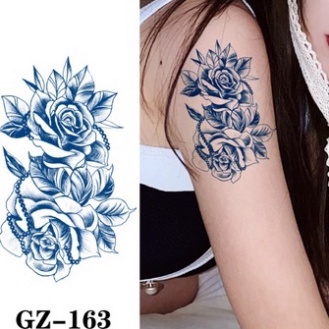 Hình xăm dán tạm thời 15 ngày sắc nét y xăm thật không thể tẩy xóa