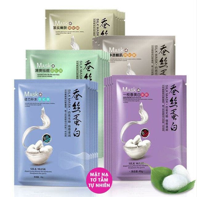 Mặt nạ tơ tằm Bioaqua ONE SPRING SILK MASK nội địa Trung