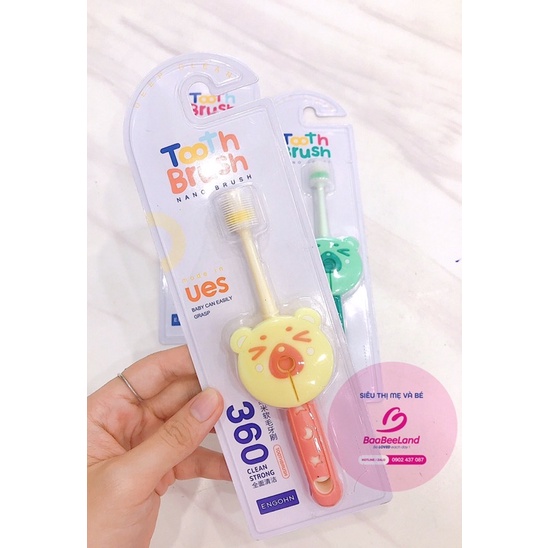 🪥🪥Bàn chải 360 độ UES sợi Nano siêu mềm cho bé