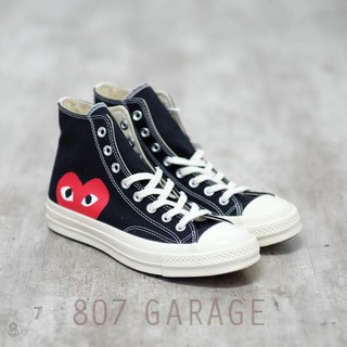 GIÀY SNEAKER Converse Chuck Taylor All-Star 70s Hi Comme des Garcons PLAY Black CONVERSE TIM