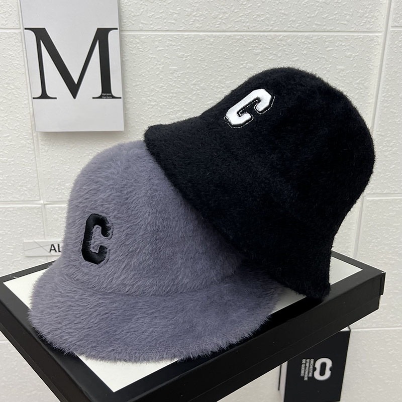 Nón Tai Bèo Vải Lông Thời Trang Thu Đông Phong Cách Hàn Quốc Xinh Xắn Cho Nữ