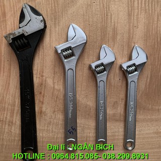 Mỏ lết thép đủ cỡ 8-10-12-15 inch đủ cỡ