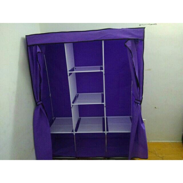 Tủ Vải 3 Buồng 8 Ngăn Cao Cấp  Ảnh thật