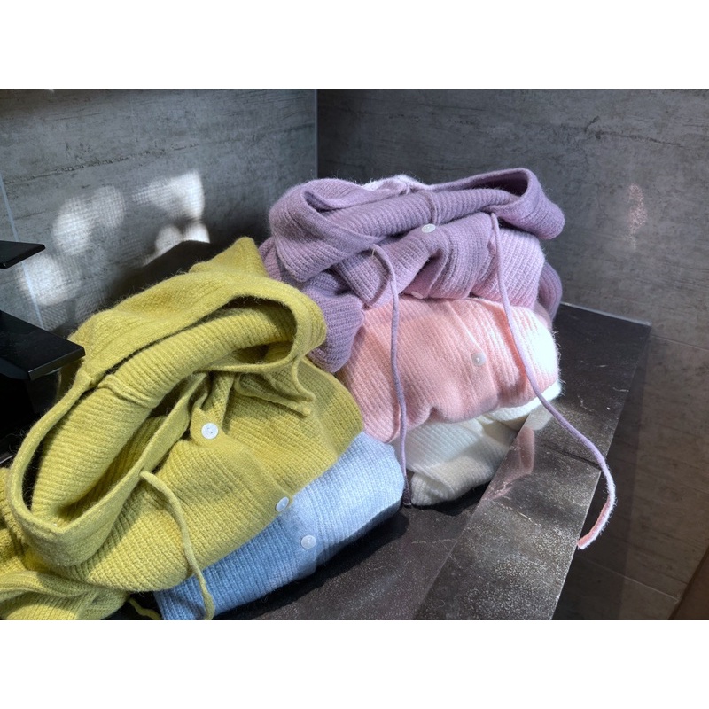 Áo Blod pastel Len - Hoodie nút tháo rời
