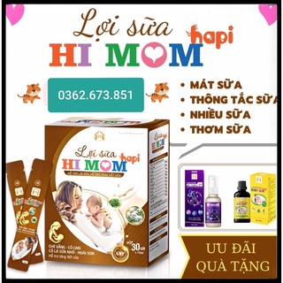 Lợi Sữa Hi Mom - Giúp Tăng Tiết Sữa, Mát Sữa,Thông Tắc Tuyến Sữa, Lợi Sữa Hapi