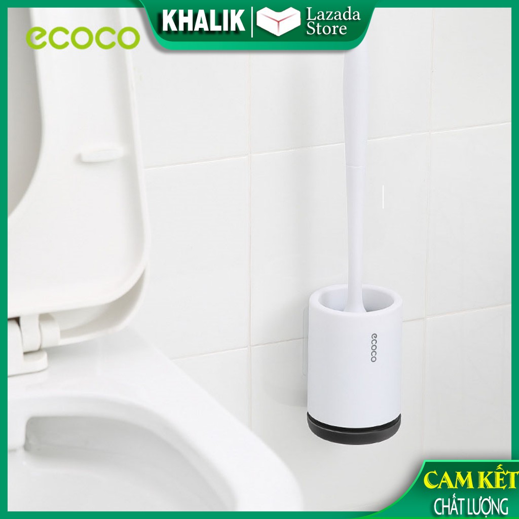 [Hàng cao cấp] Chổi cọ vệ sinh, chà toilet đa năng treo tường hoặc để sàn Ecooco - E1803 không cần khoan đục tường