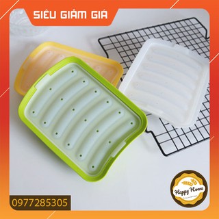 Khuôn làm xúc xích silicon 6 ngăn an toàn chất lượng cao