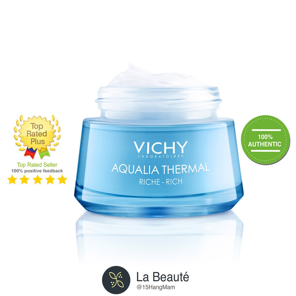 Kem Dưỡng Ẩm Dành Cho Da Khô - Vichy Aqualia Thermal Crème Réhydratante riche [15ml/50ml]