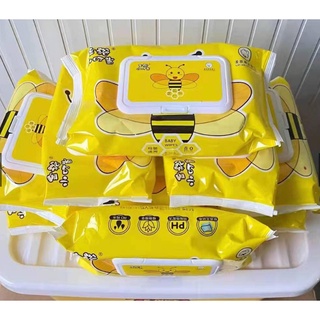 Khăn giấy ướt đa năng con ong vàng - lẻ 1 gói