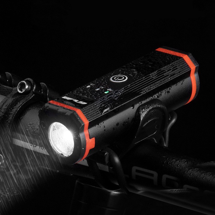Đèn pin sạc mini siêu sáng, chống nước treo khung xe đạp, đi phượt – GUB L1