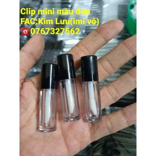 VỎ SON KEM MÀU ĐEN MINI NHỎ1.2ML