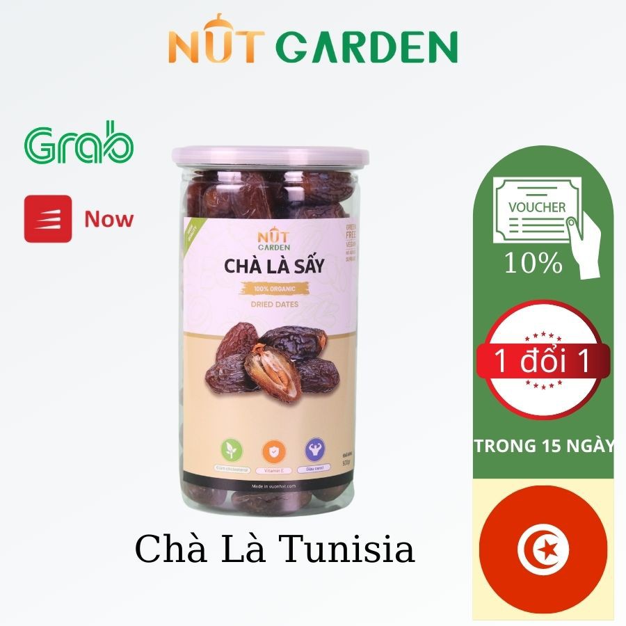 Chà Là Sấy Khô Nguyên Cành Nut Garden - Quả Chà Là Hữu Cơ Nhập Khẩu Tunisia - 500g | WebRaoVat - webraovat.net.vn