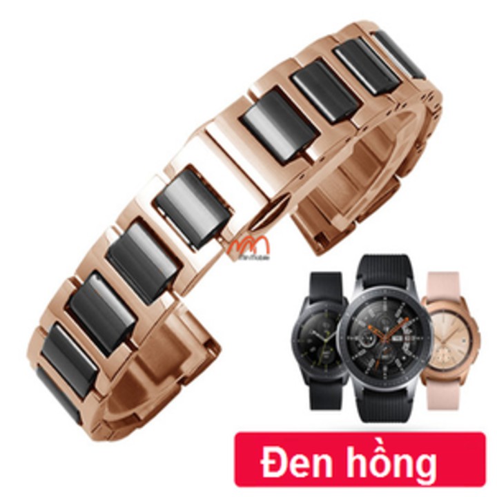 Dây đeo ceramic viền thép Samsung Galaxy Watch 46mm