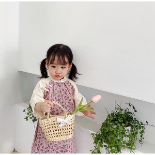 Set áo dài cho bé gái 2612AD