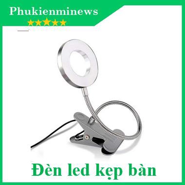 Đèn led kẹp bàn nối mi, đèn led kẹp bàn làm nail