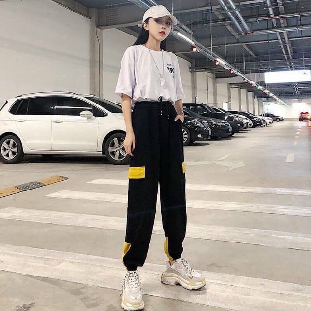 Quần Jogger Thể Thao Nữ Nam Túi hộp Chất Liệu Kaki mịn - [New Unisex]