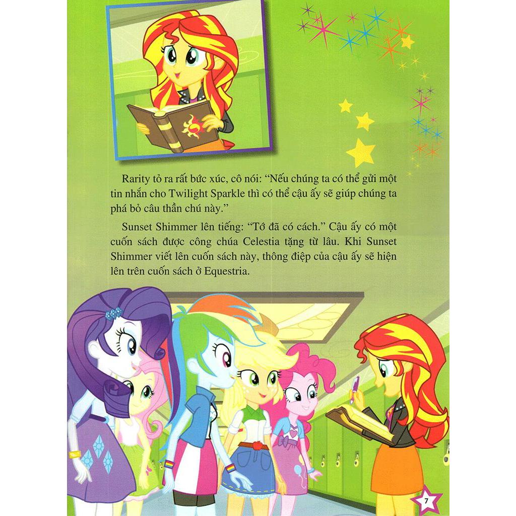 Sách My Little Pony - Rainbow Rocks - Ban Nhạc Cầu Vồng