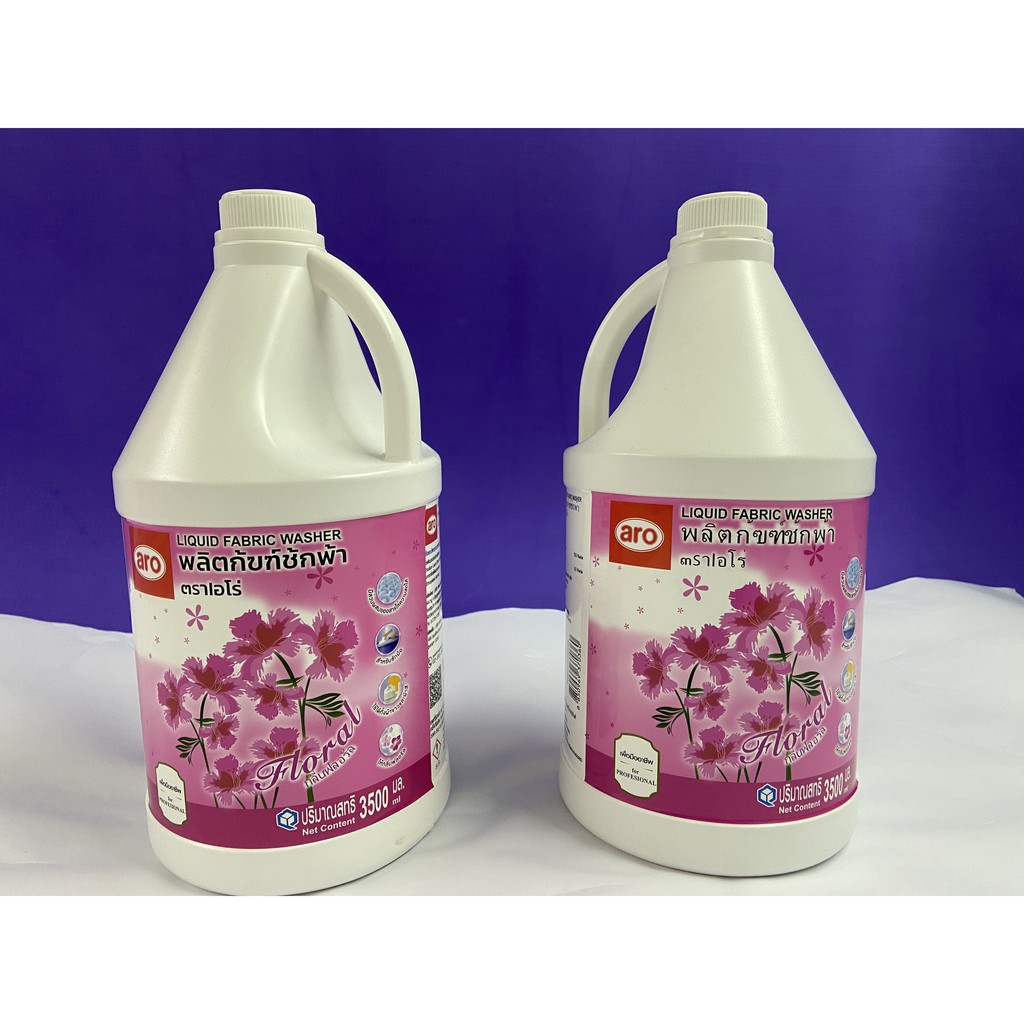 [Đáng Mua]  NƯỚC GIẶT XẢ 2 TRONG 1 ARO THÁI LAN 3500ML HƯƠNG THƠM HOA ANH ĐÀO