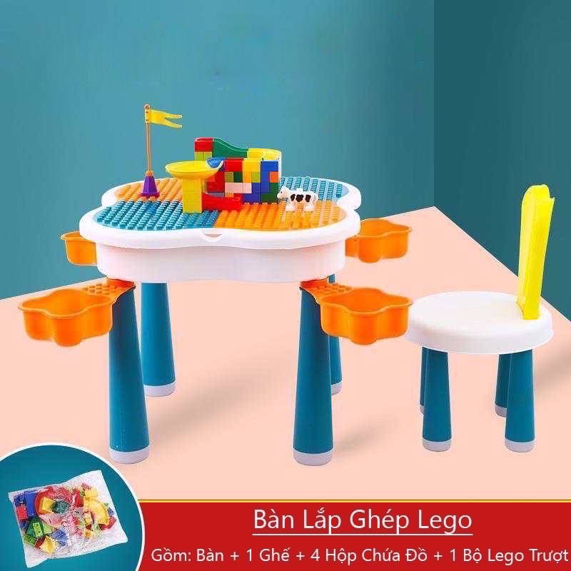 Bàn ghép lego hoa anh đào cho bé yêu