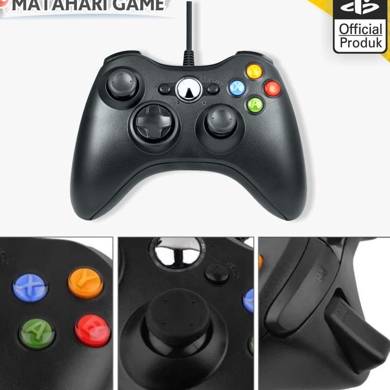 ➡ Gậy chơi game có dây màu đen cho máy tính / PC / Xbox 360 / Laptop