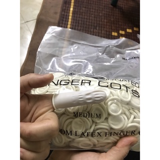 100c bao ngón tay cao su có đai loại 1