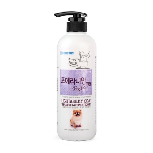 FORCANS Dầu gội và xả dành cho chó mèo con da nhạy cảm 550ml - Petemo Pet Shop