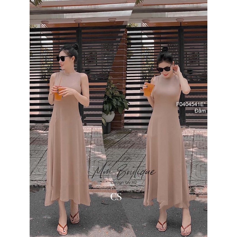 SALE DỊP LỄ 30/4-1/5  Đầm maxi thun dáng xòe cổ tròn sát nách Kèm VIDEO ảnh THẬT | BigBuy360 - bigbuy360.vn