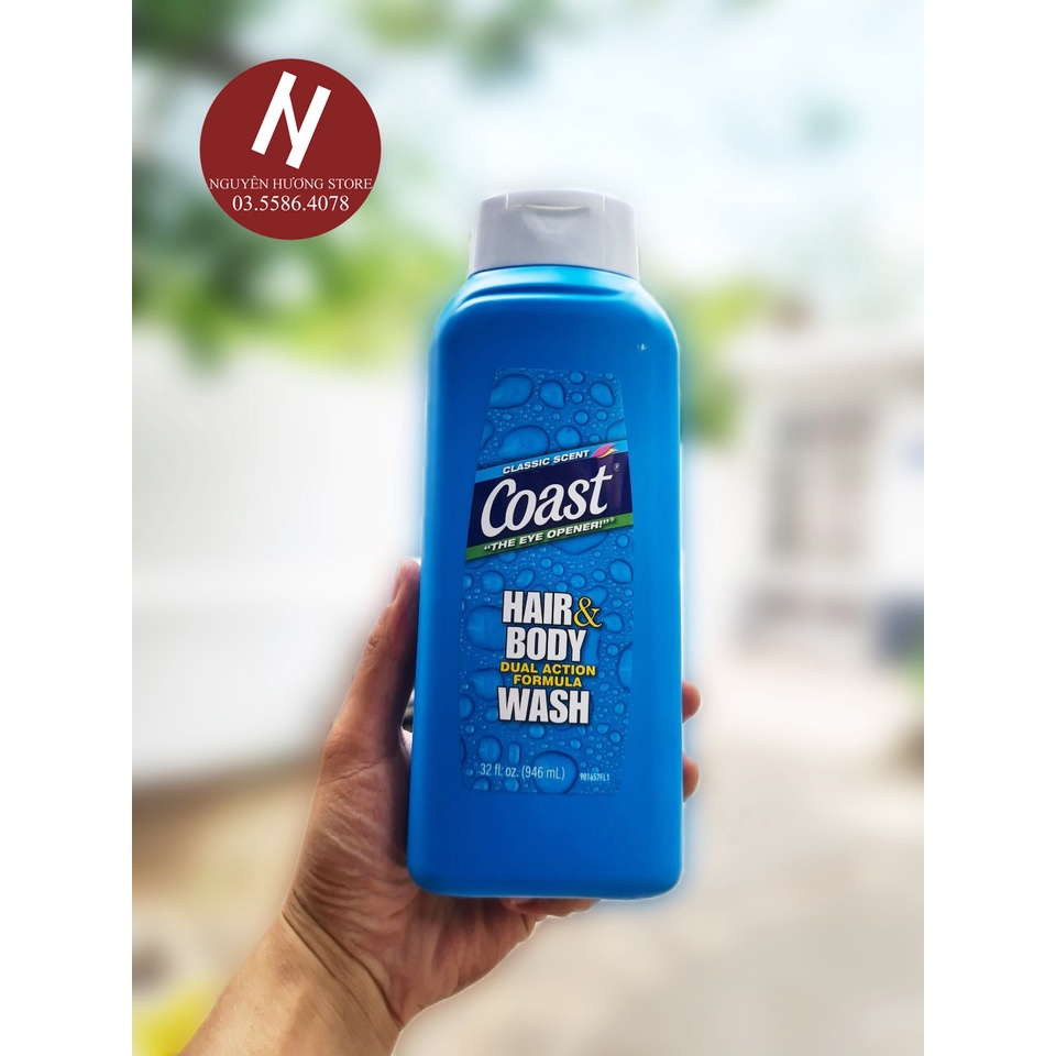 Tắm gội nam Coast 946ml &amp; 532ml | Nguyên Hương Store