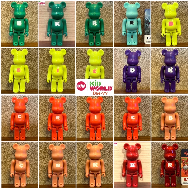 Chú gấu &quot;bụng phệ&quot; Bearbrick Basic 100%. MS: 014.