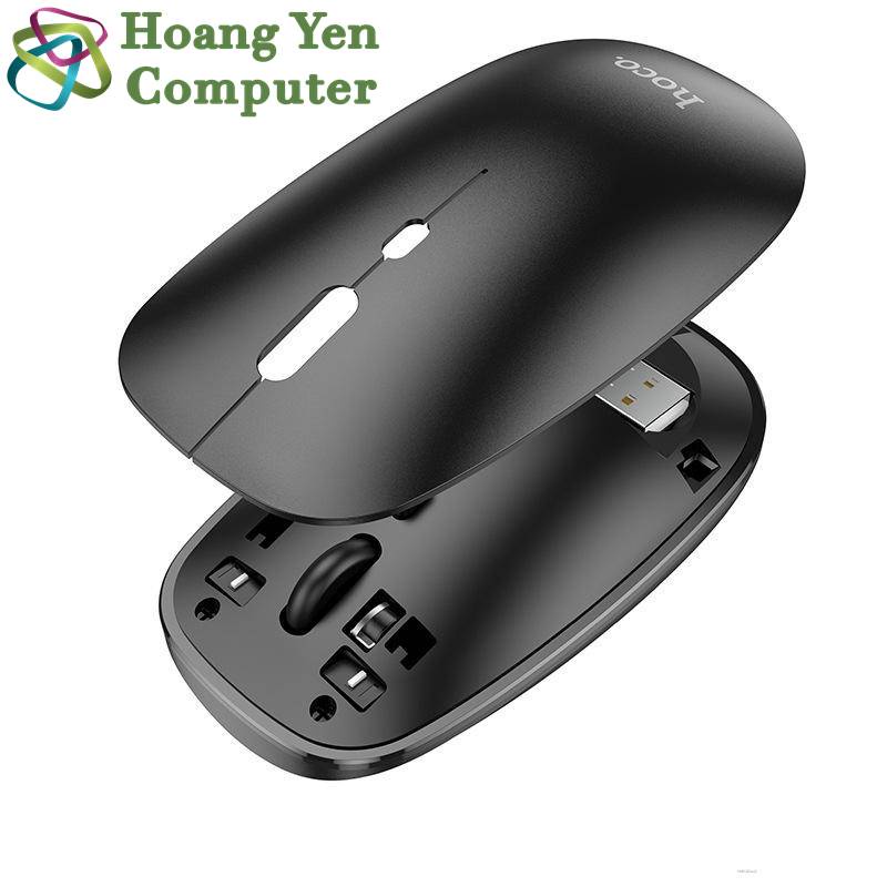 Chuột Không Dây Bluetooth Hoco GM15 1600DPI - BH Chính Hãng 12 Tháng - Hoàng Yến Computer