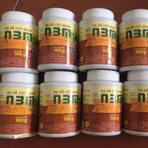 Phân Bón Lá Kích Rễ N3M lọ 100g, Ra Rễ Cực Mạnh Cho Cây Kiểng, Rau Màu, Hoa Hồng