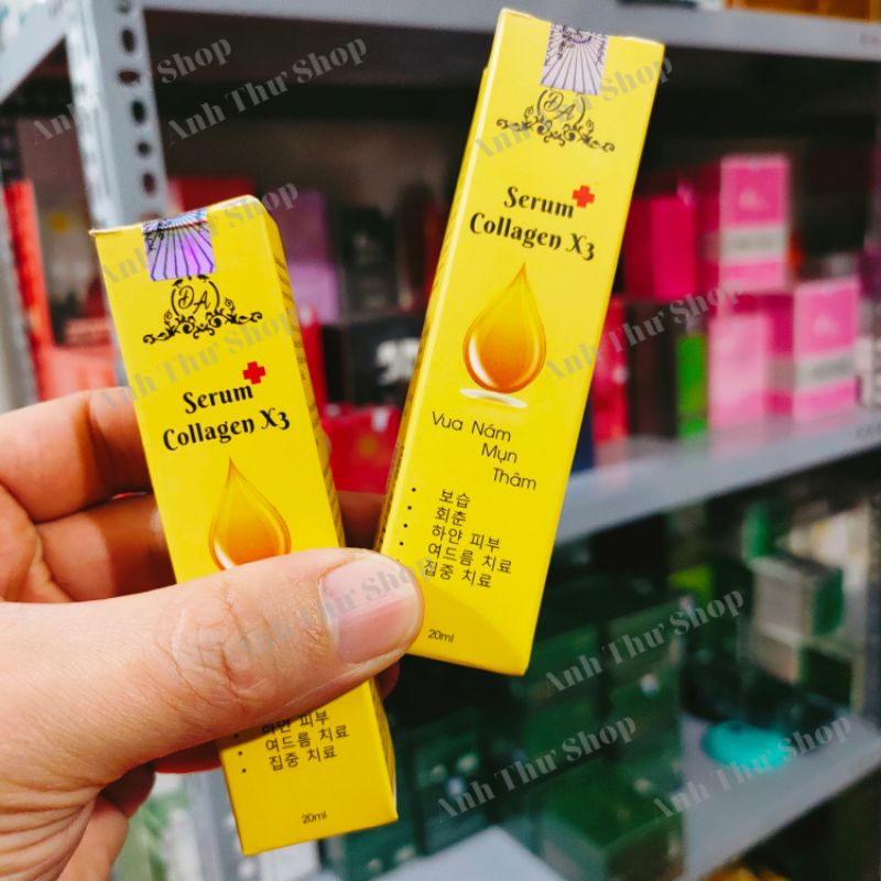 Serum Collagen X3 xóa thâm nám căng bóng da Chính Hãng  Serum X3 Mỹ Phẩm Đông Anh
