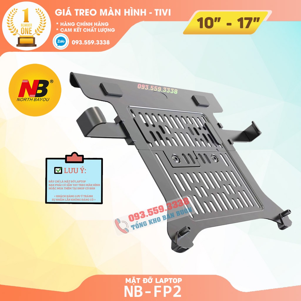 FP2 - Giá Đỡ Kẹp LAPTOP NB FP2 , MÁY TÍNH BẢNG, [Màn hình 10- 17.3 inch] - [Lắp đặt cùng các giá treo, giá đỡ màn hình]