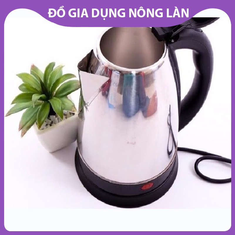 Ấm  đun nước siêu tốc đun nước Electric kettle dung tích 1.8 lít loại 1 lớp, bảo hành 6 tháng lỗi đổi mới NL Shop