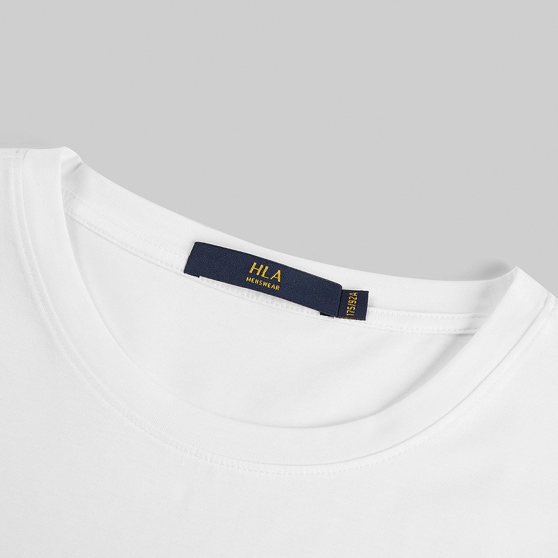 Áo Thun Nam Tay Ngắn HLA Comfortable and Smooth Short Sleeve T-shirt