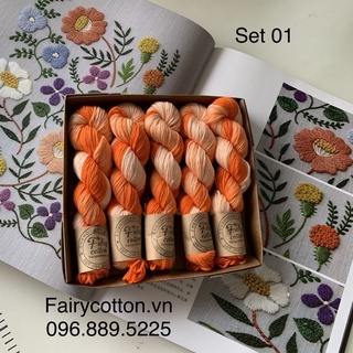 Chỉ thêu cottton cuôn 50m