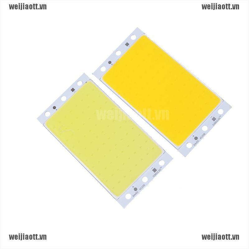 Chip Đèn Led Hình Vuông 94x50mm 15w Cob Dc 12-14