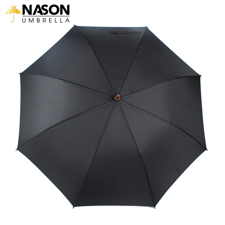 Ô thẳng cao cấp lịch lãm Nason Umbrella Gentle-M1 tay cầm gỗ hình móc câu sang trọng Vải siêu chống thấm vượt trội